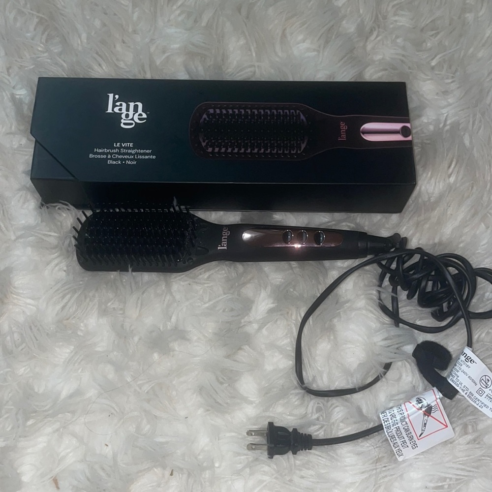 Lange hair straightening brush